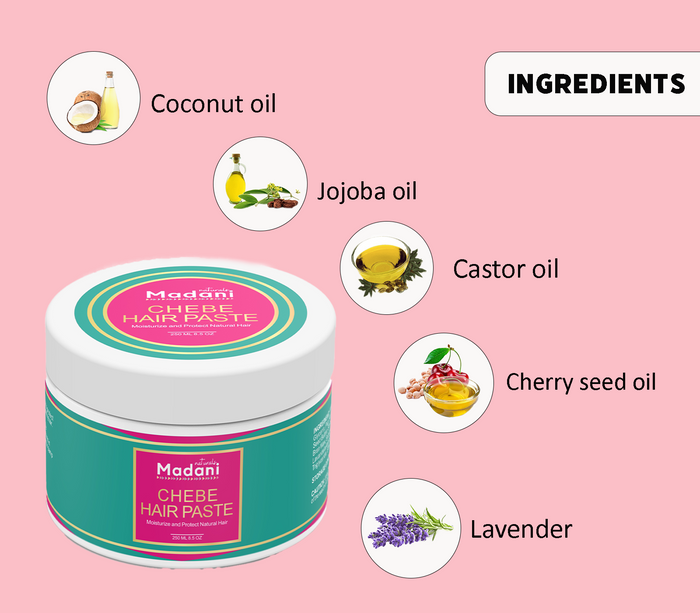 Chebe Hair Paste with Biotin, Cloves and Lavender