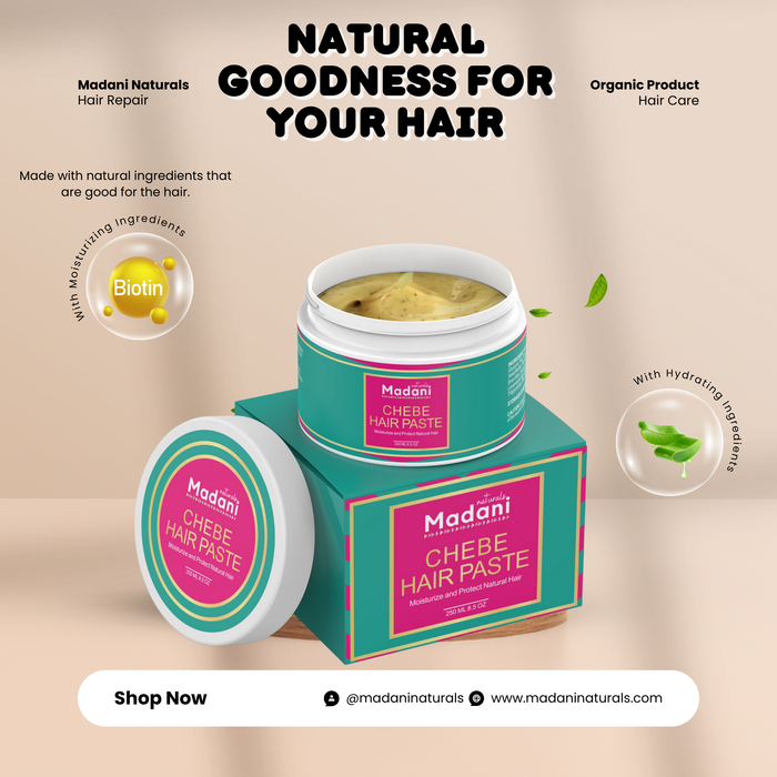 Chebe Hair Paste with Biotin, Cloves and Lavender
