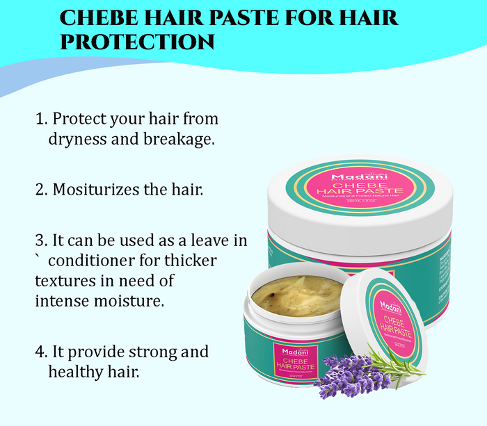 Chebe Hair Paste with Biotin, Cloves and Lavender