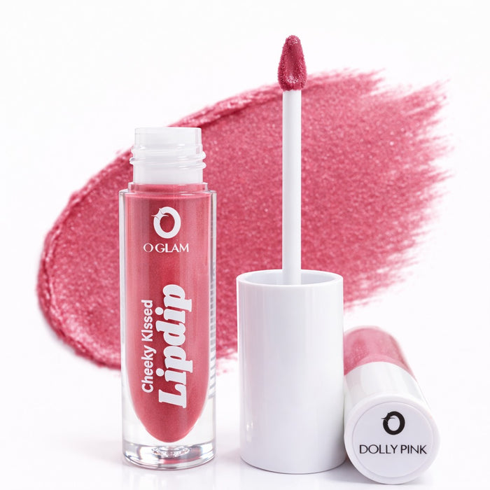 Cheeky Kissed Lipdip (Multi-way) by O Glam - NUDE CHAMPAGE