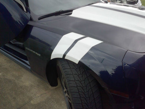 Chevy Camaro 4.25" Fender Hash Stripes Both sides SS RS LT LS Vinyl 2010-2015