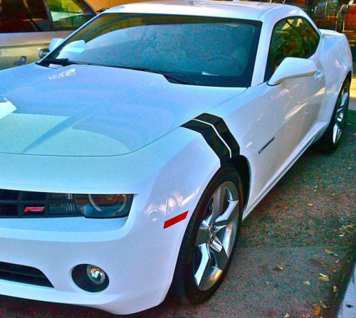 Chevy Camaro 4.25" Fender Hash Stripes Both sides SS RS LT LS Vinyl 2010-2015