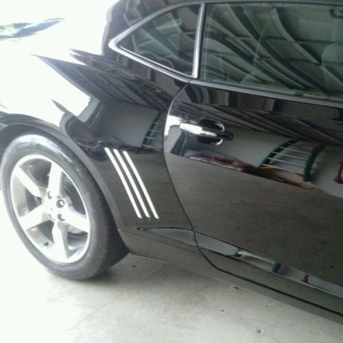 chevy camaro side vent insert Fender vinyl decal (thick)