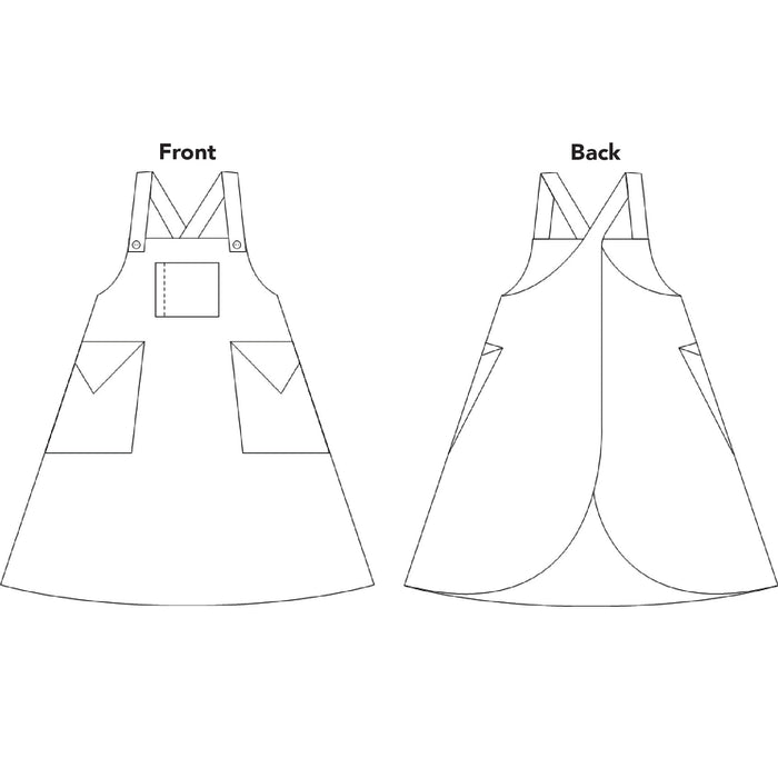 Child's Cookie Apron, Full pattern - PDF