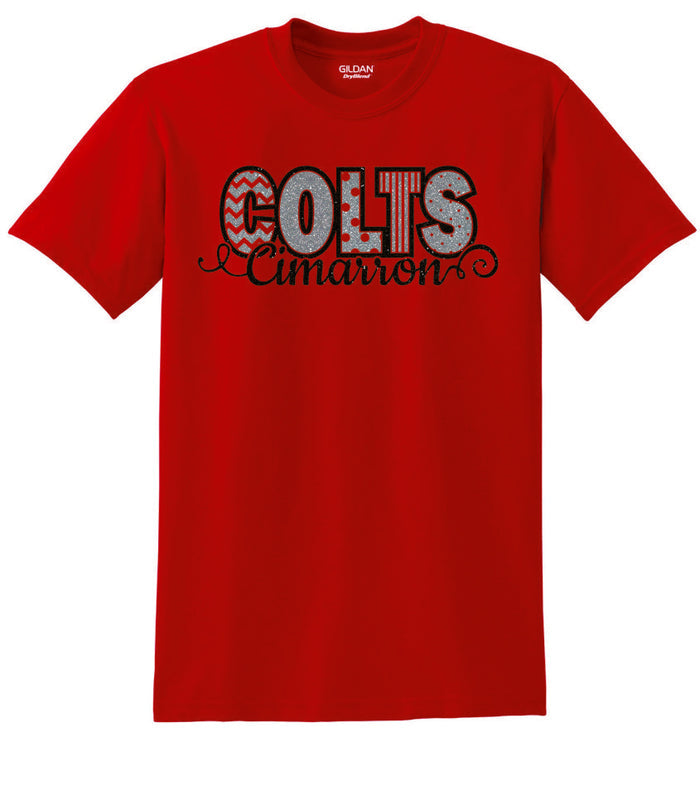 Cimarron Script Tee - Matte or Glitter