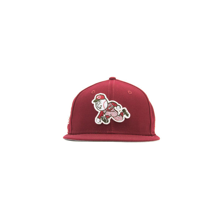 Cincinnati Reds Riverfront Fitted Cap (Cardinal Red)