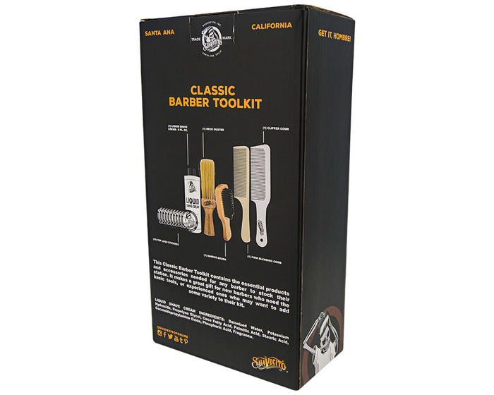 Classic Barber Toolkit Back