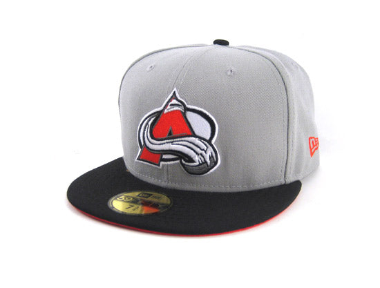 Colorado Avalanche 59FIFTY New Era Fitted Hats (GRAY BLACK RADIANT RED)