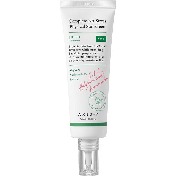 COMPLETE NO - STRESS PHYSICAL SUNSCREEN - Crema De Fata Cu Protectie Solara Spf 50+ Pa++++ - skinseen.ro