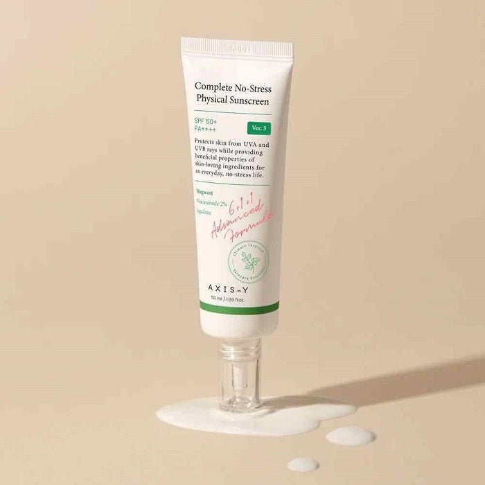 COMPLETE NO - STRESS PHYSICAL SUNSCREEN - Crema De Fata Cu Protectie Solara Spf 50+ Pa++++ - skinseen.ro