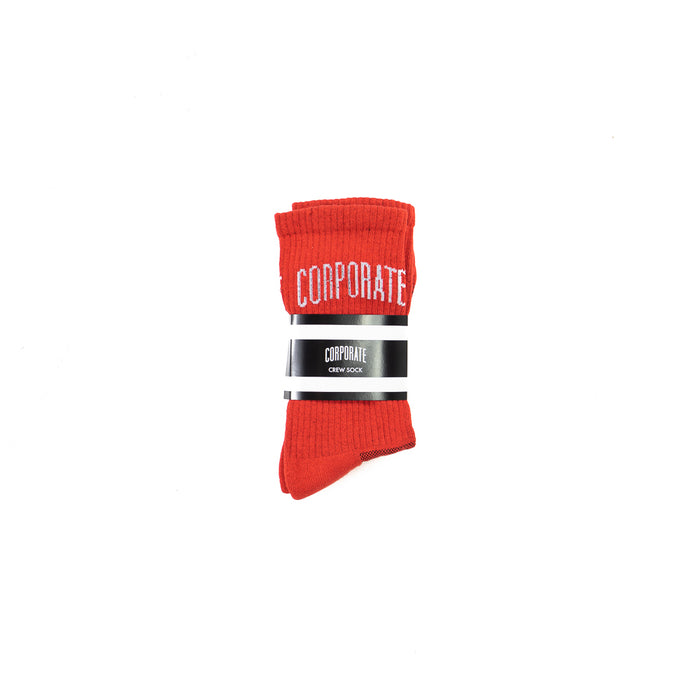 Corporate Athletic Crew Sock (Red)