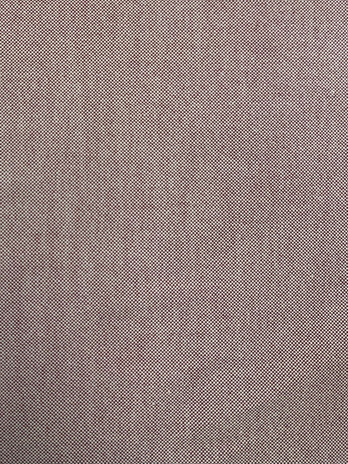 A crisp cotton oxford shirting fabric in a basket weave of red and white