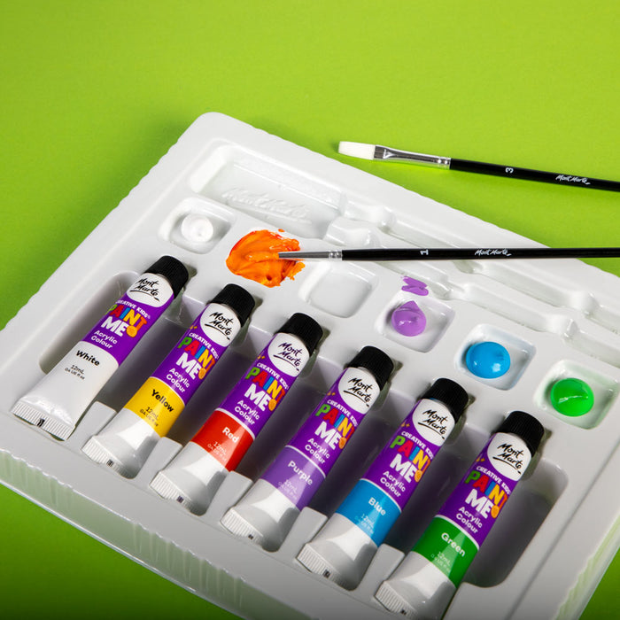 Creative Kids Paint Me Canvas Set 9pc - Toadstool