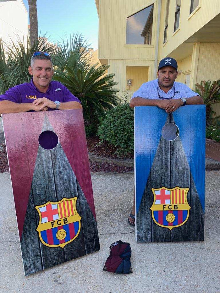 Custom Cornhole Board Bag Toss Vinyl Wrap Set
