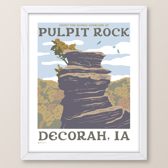 Decorah Pulpit Rock Print