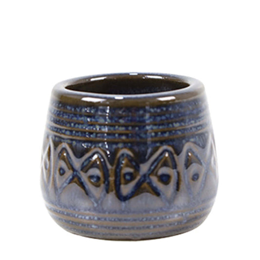 Decorative Mini Pot 3.1" Blue