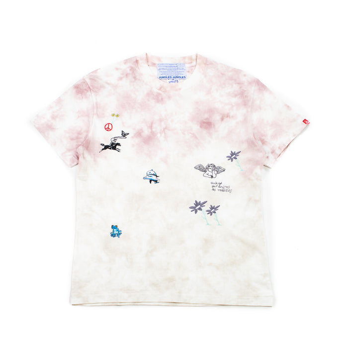 Desire SS Tee (Red Tie Dye)