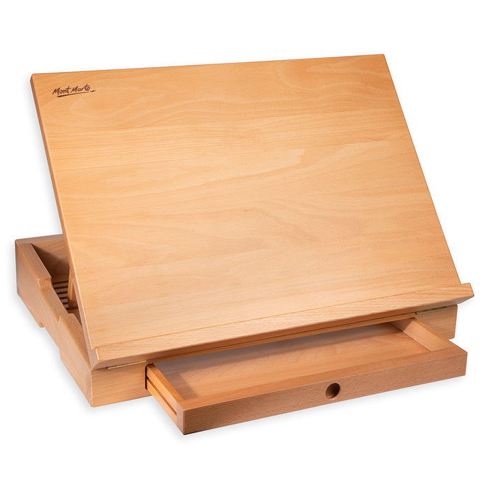 Desktop Table Easel Premium - Beech Wood