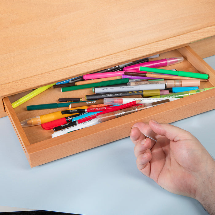 Desktop Table Easel Premium - Beech Wood