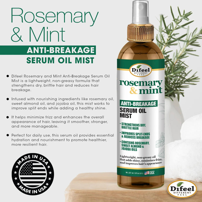 Difeel Rosemary Mint Anti-Breakage Serum Oil Mist 8oz