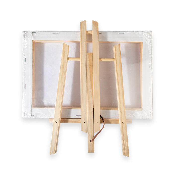 Easel and Canvas Discovery Medium 20 x 30cm (7.9in x 11.9in)