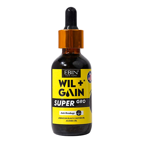 Ebin New York Wil+Gain Super Gro Hair Oil 2 oz/ 60ml