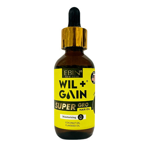 Ebin New York Wil+Gain Super Gro Hair Oil 2 oz/ 60ml