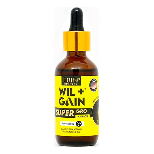 Ebin New York Wil+Gain Super Gro Hair Oil 2 oz/ 60ml