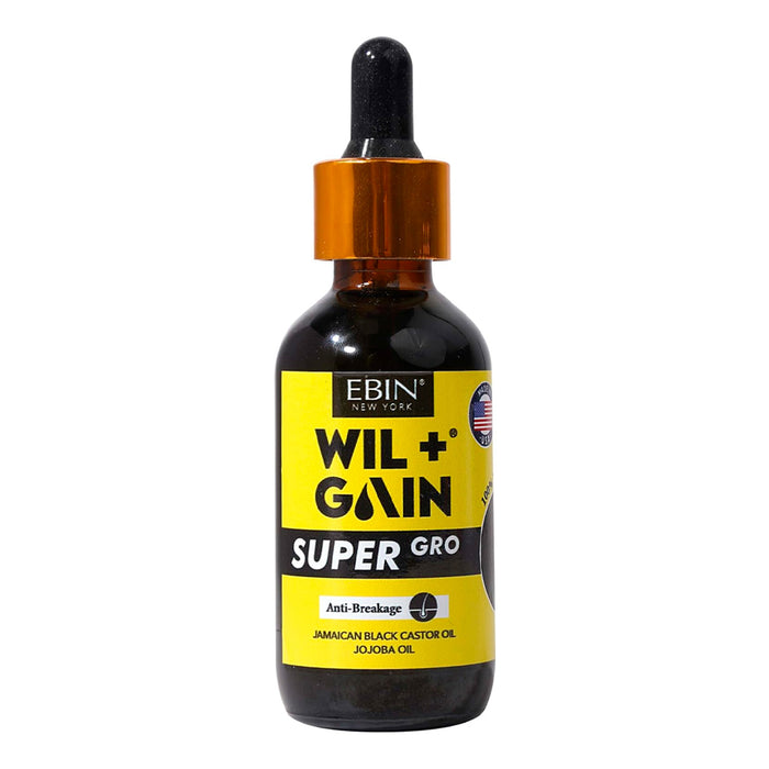 Ebin New York Wil+Gain Super Gro Hair Oil 2 oz/ 60ml