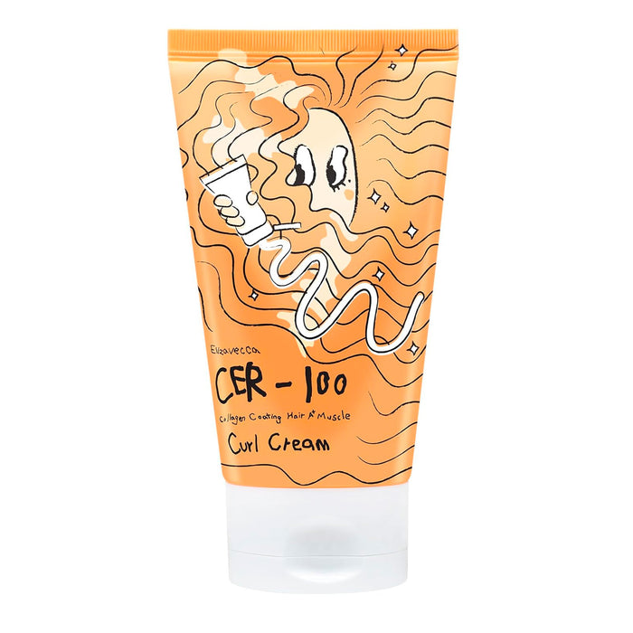 Elizavecca CER-100 Collagen Coating Hair A+ Muscle Curl Cream 4.06oz/ 120ml