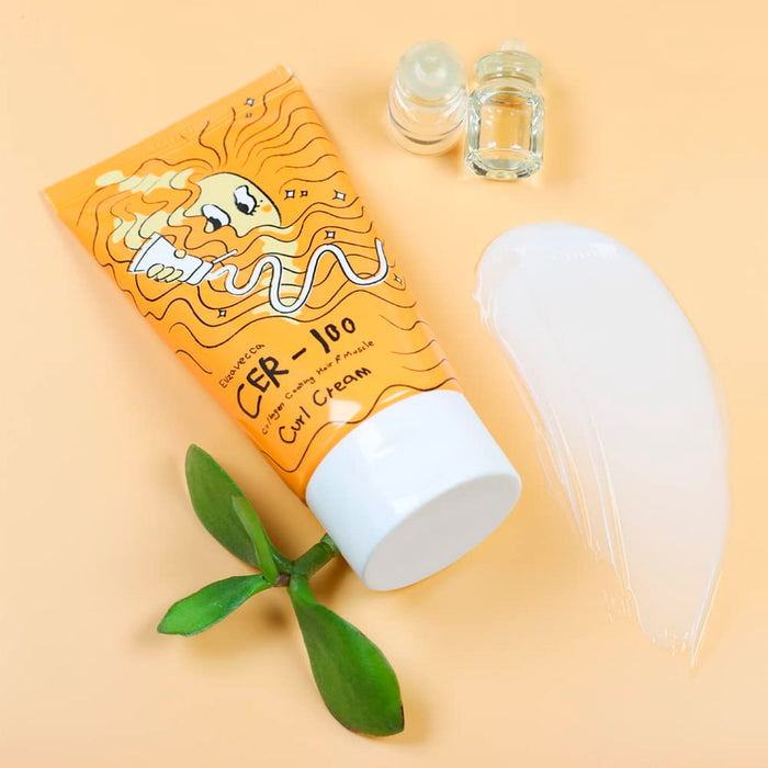 Elizavecca CER-100 Collagen Coating Hair A+ Muscle Curl Cream 4.06oz/ 120ml