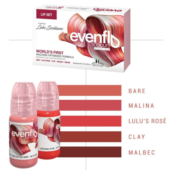Lip Blush PMU Pigment Set - Evenflo - AZ_permanent_makeup