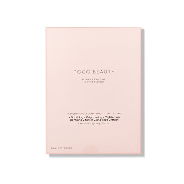 Express Facial Sheet Masks – Box of 3