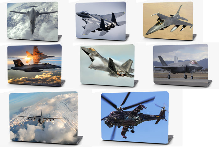 F-18 Hornet Airplane Vinyl Laptop Computer Skin Sticker Decal Wrap Macbook Various Sizes