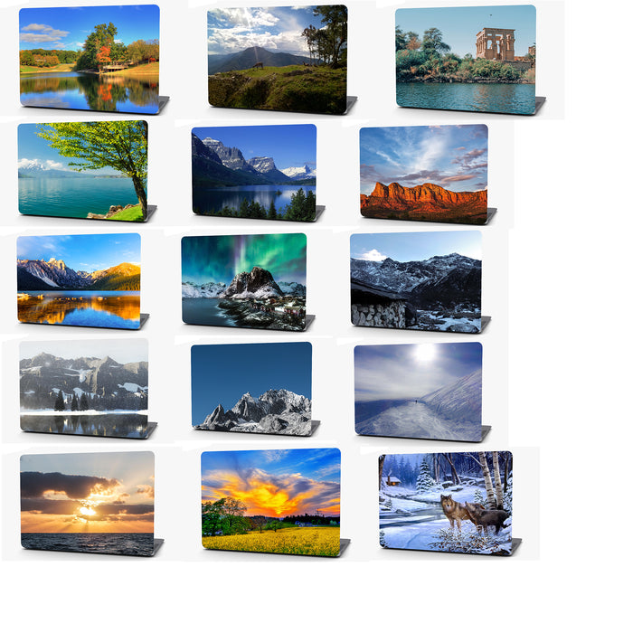 Fall Lake Landscape Vinyl Laptop Computer Skin Sticker Decal Wrap Macbook Various Sizes