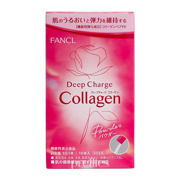 FANCL HTC Deep Charge Collagen Powder 10 Packets/Box