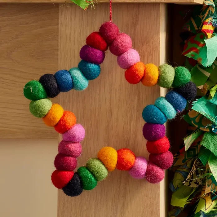 Felt Rainbow Star