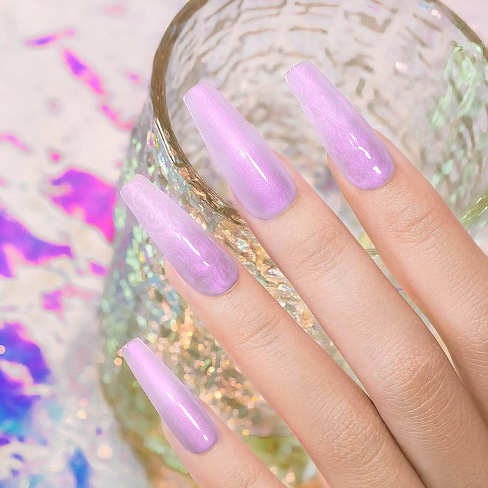 RARJSM ® Shell Thread Pearl Purple 6 in 1 Builder Gel | 15ml