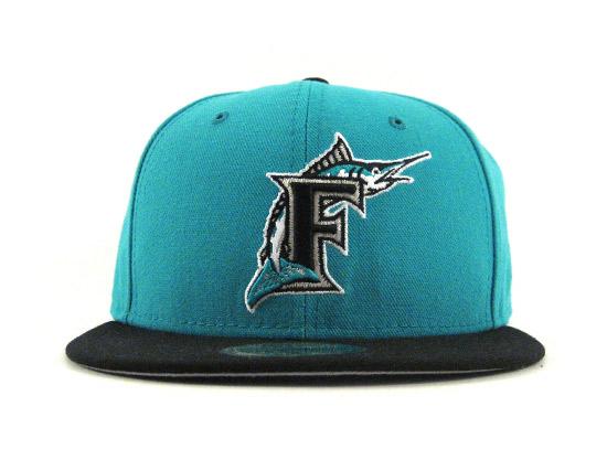 Florida Marlins New Era 59Fifty Fitted Hat (1993 RETRO GRAY UNDERBRIM)