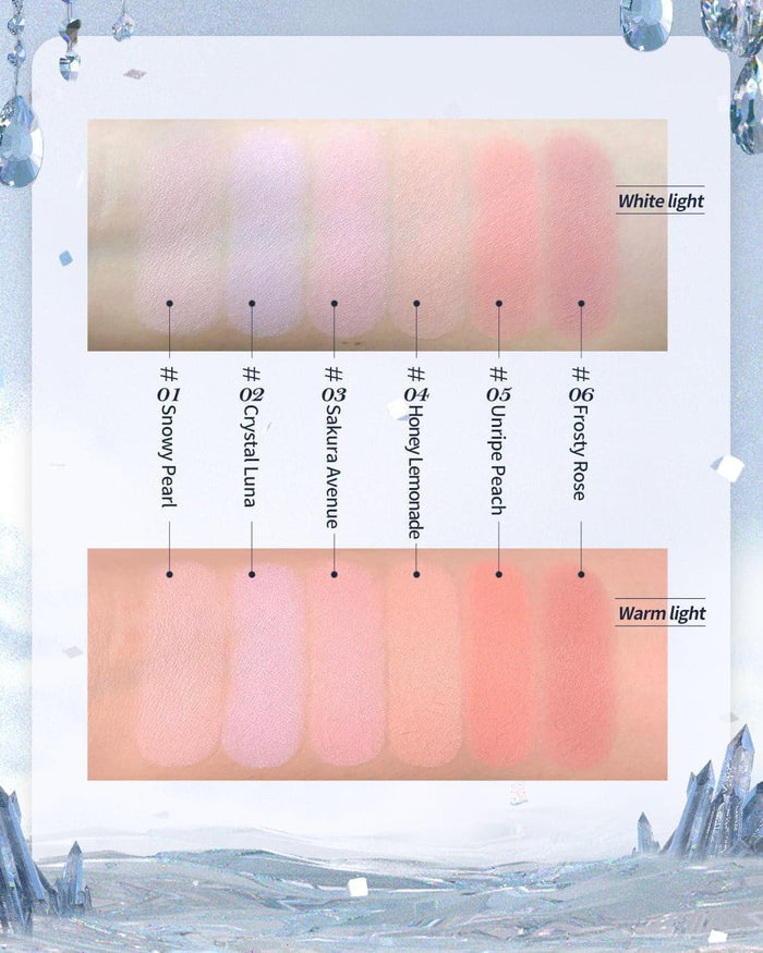 Flower Knows Unicorn Series Embossed Blush