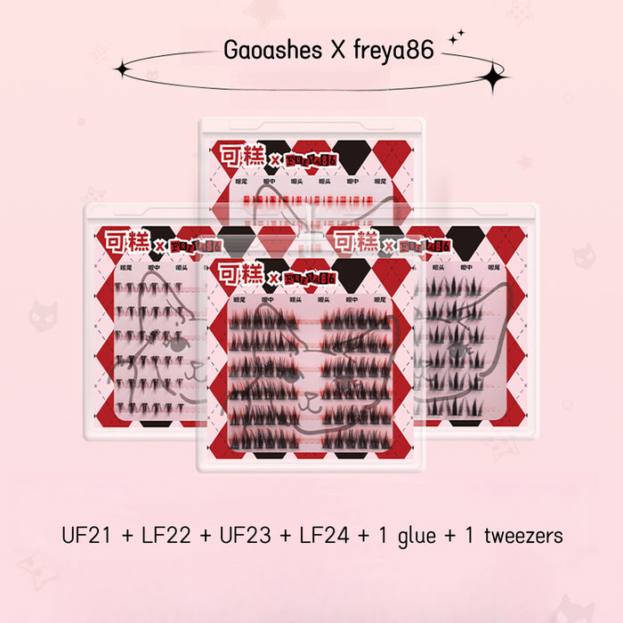 Gaoashes X freya86 All-In-One False Eyelashes 4 Pcs Set T4613