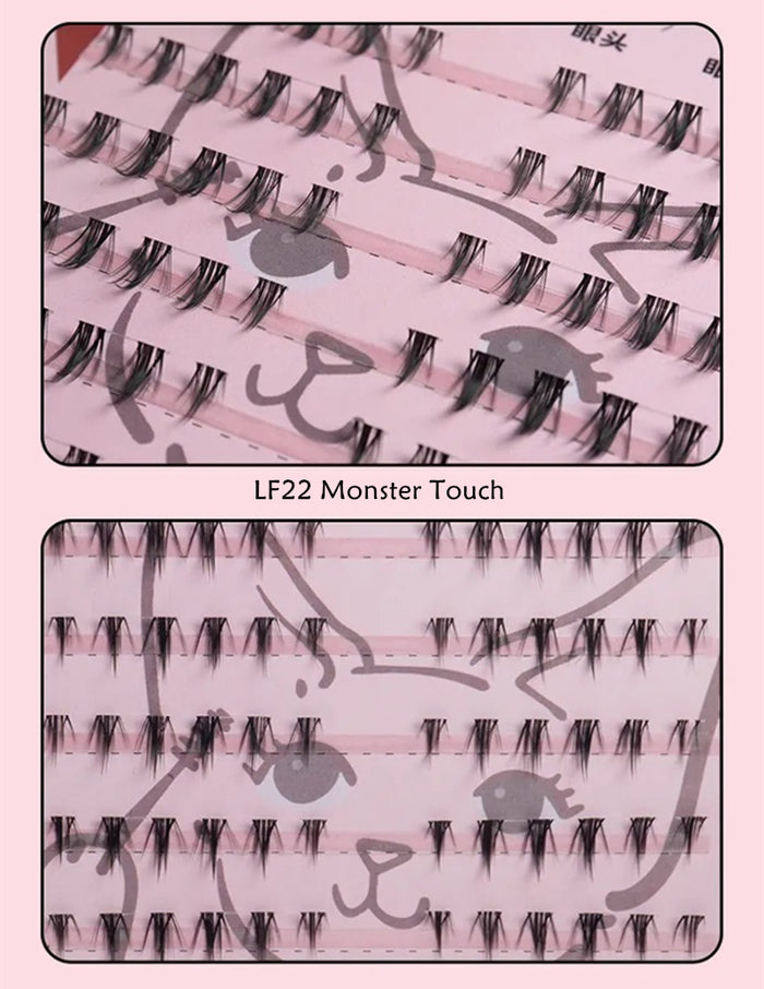 Gaoashes X freya86 Thick False Eyelashes LF22 Monster Touch T4165