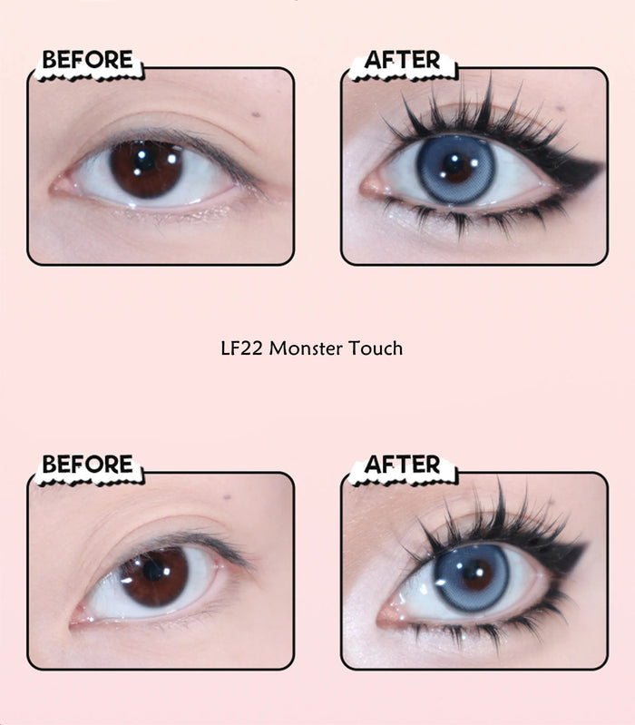 Gaoashes X freya86 Thick False Eyelashes LF22 Monster Touch T4165