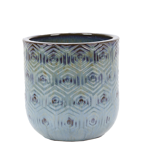 Geo Planter Set Of 3 Green