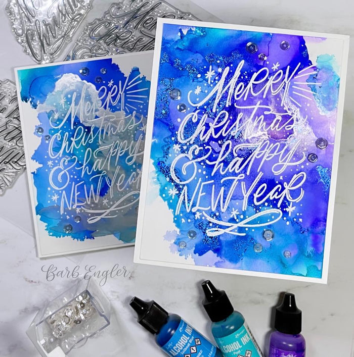 Gina K. Designs - Stamps - Peace on Earth. Peace on Earth is a stamp set by Emily Loggans. This set is made of premium clear photopolymer and measures 6" X 8".   Made in the USA. Available at Embellish Away located in Bowmanville Ontario Canada. Card design by Barb Engler.
