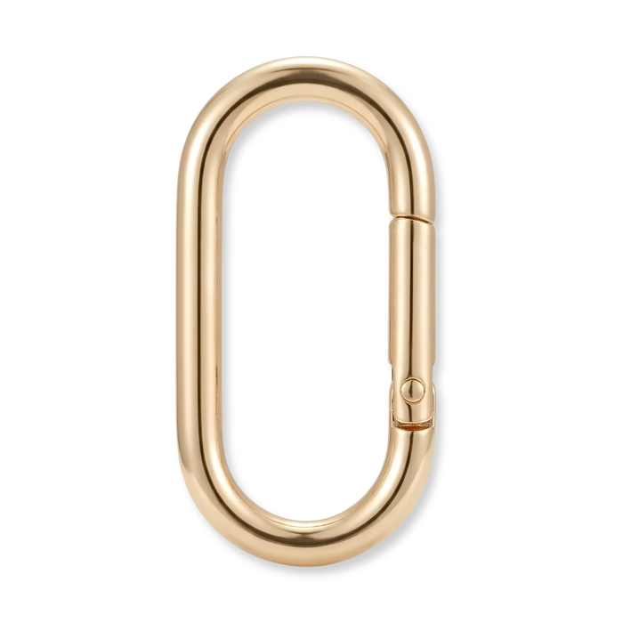 Gold Oval Clip