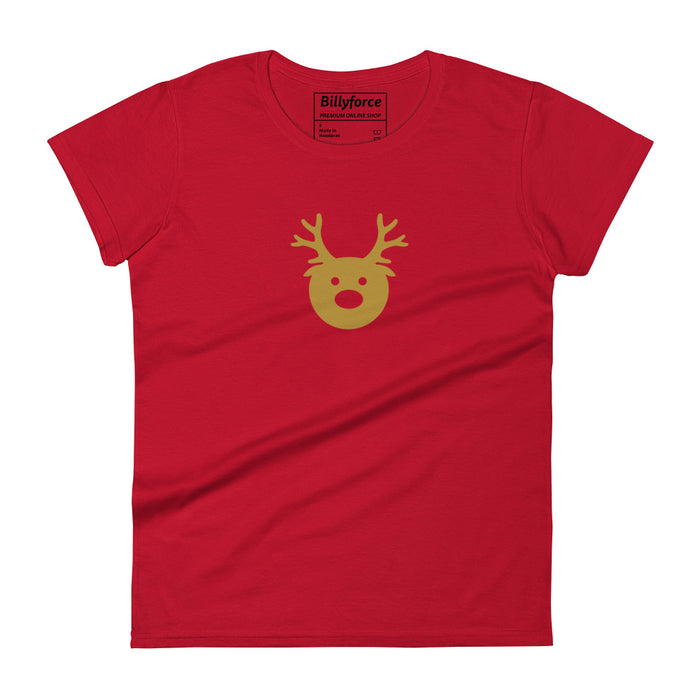 Gold Reindeer Women's short sleeve t-shirt