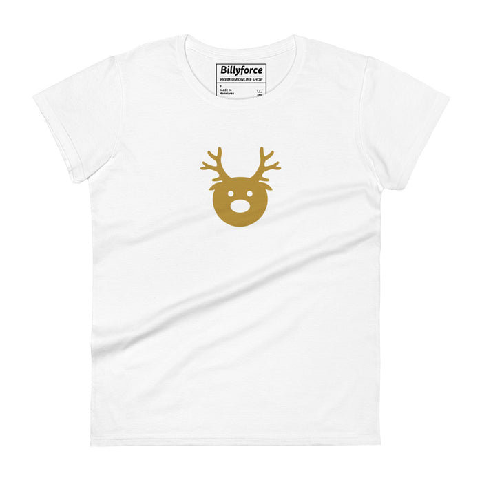 Gold Reindeer Women's short sleeve t-shirt