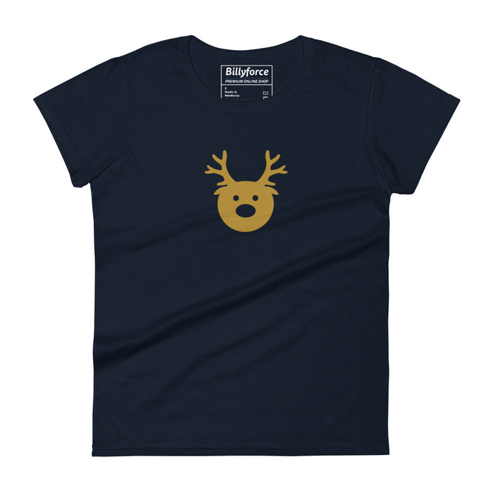 Gold Reindeer Women's short sleeve t-shirt
