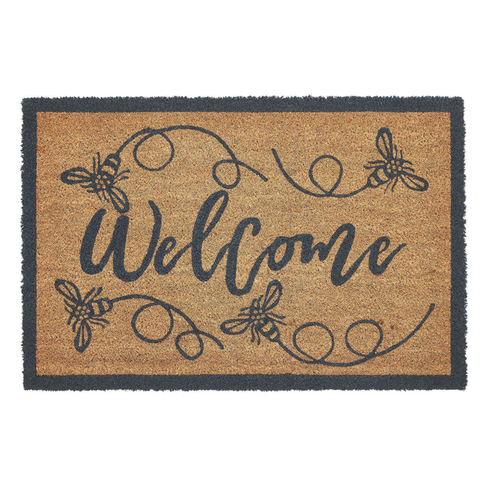 Buzzy Bees Coir Welcome Rug-Lange General Store